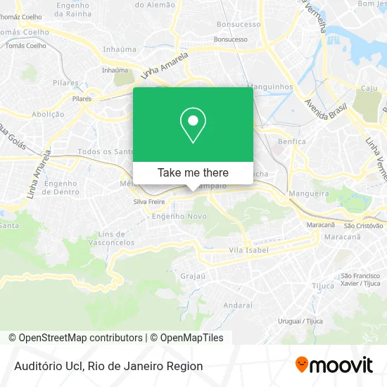 Auditório Ucl map