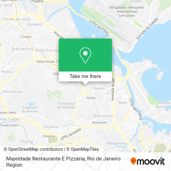 Majestade Restaurante E Pizzaria map