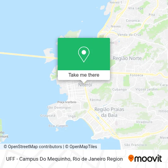 UFF - Campus Do Mequinho map