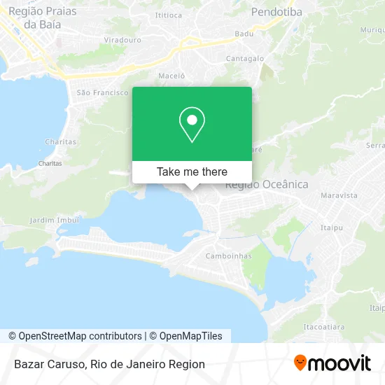 Bazar Caruso map