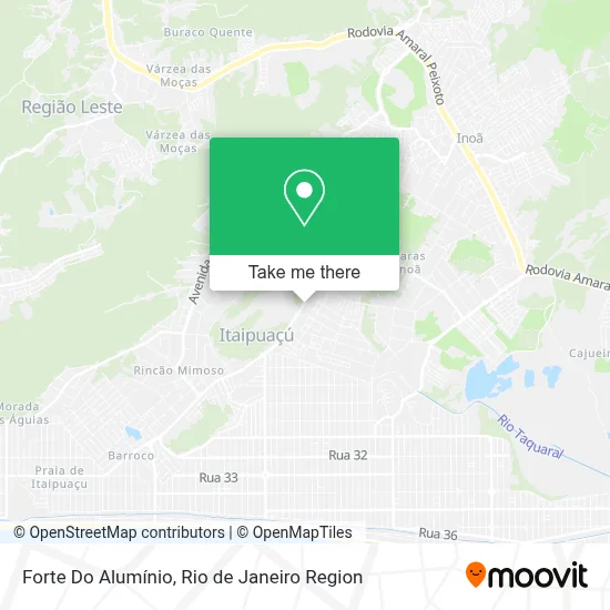 Forte Do Alumínio map
