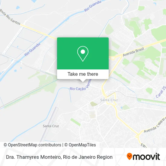Dra. Thamyres Monteiro map