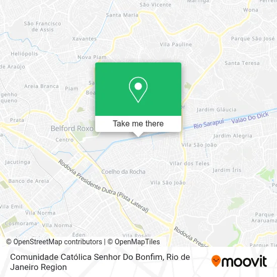 Comunidade Católica Senhor Do Bonfim map