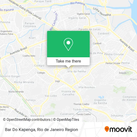 Bar Do Kapenga map