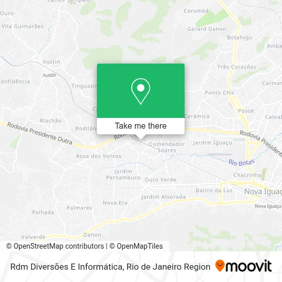 Rdm Diversões E Informática map