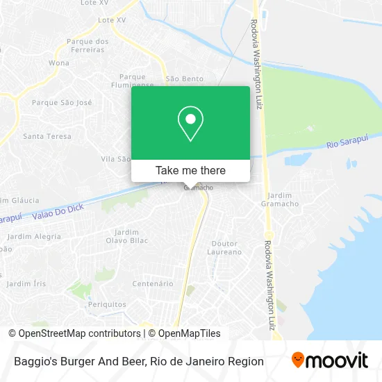 Baggio's Burger And Beer map