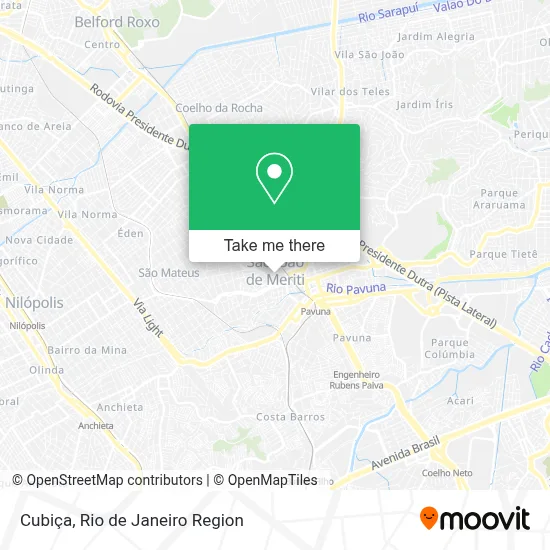 Cubiça map