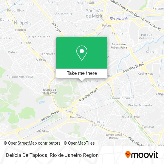 Delícia De Tapioca map
