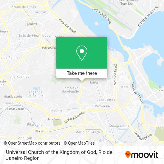 Igreja Universal Do Reino De Deus map