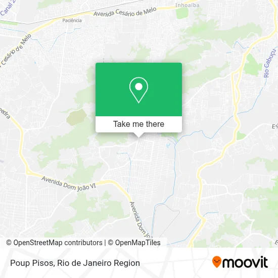 Poup Pisos map