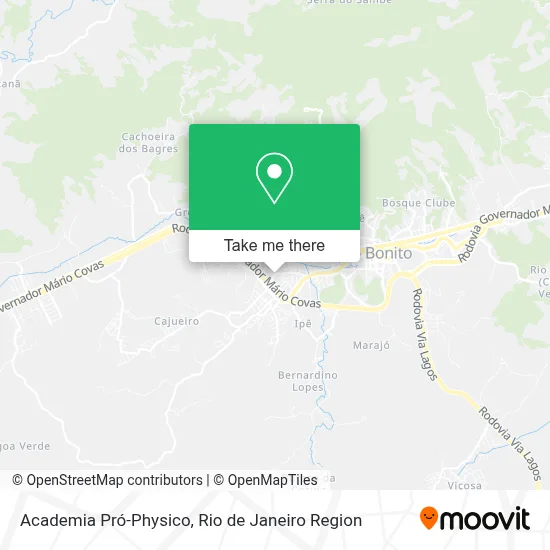 Academia Pró-Physico map