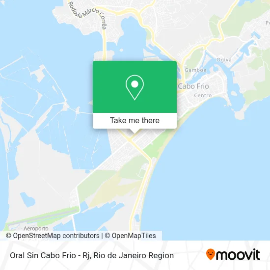 Oral Sin Cabo Frio - Rj map