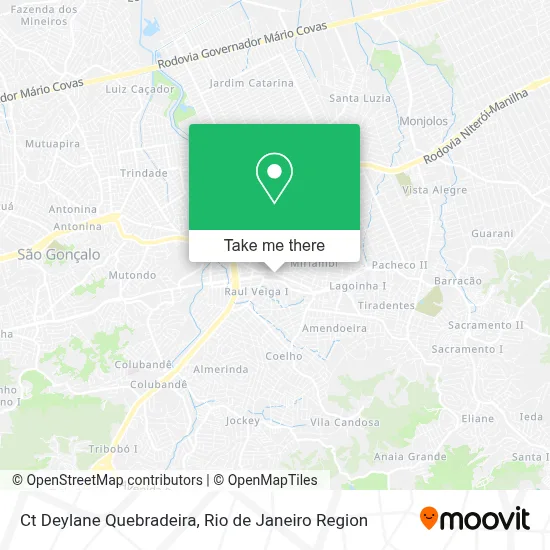 Ct Deylane Quebradeira map
