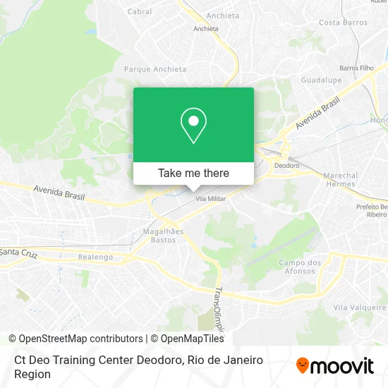 Ct Deo Training Center Deodoro map