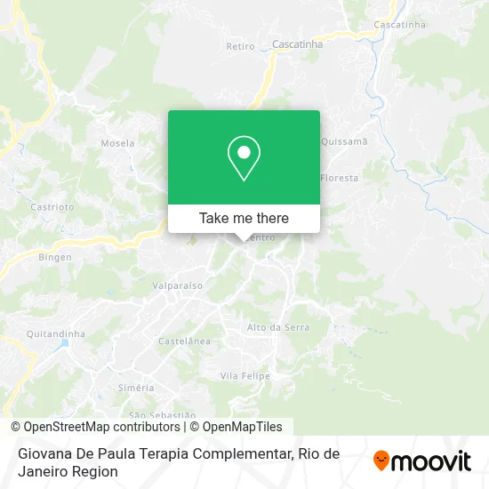 Giovana De Paula Terapia Complementar map