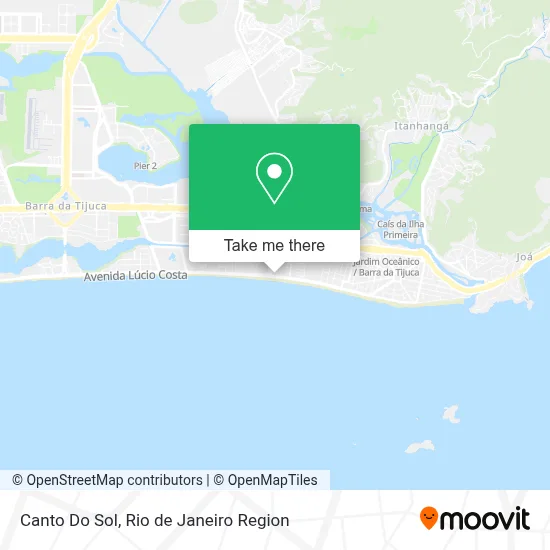 Canto Do Sol map