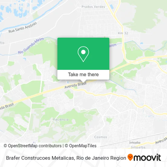 Brafer Construcoes Metalicas map