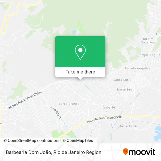 Barbearia Dom João map
