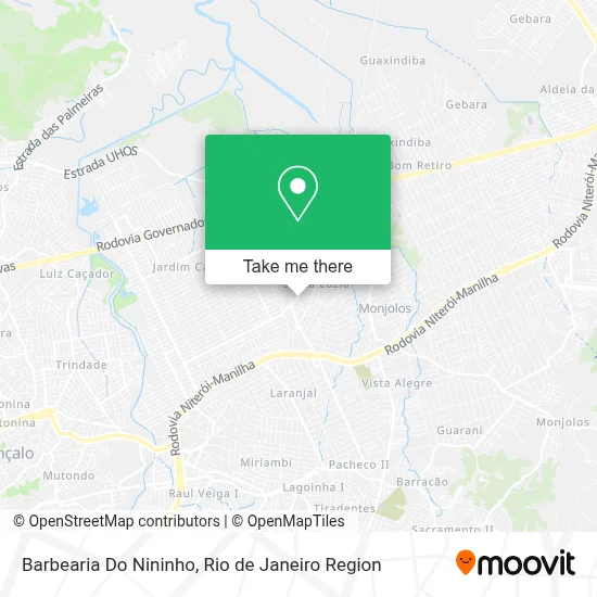 Barbearia Do Nininho map