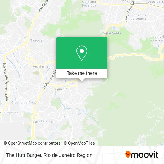The Hutt Burger map