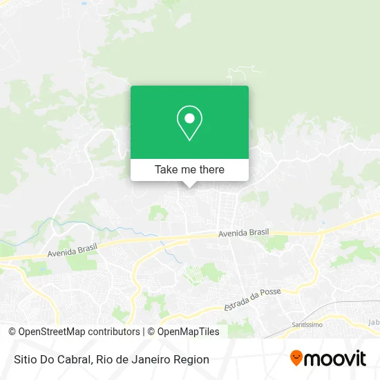 Sitio Do Cabral map