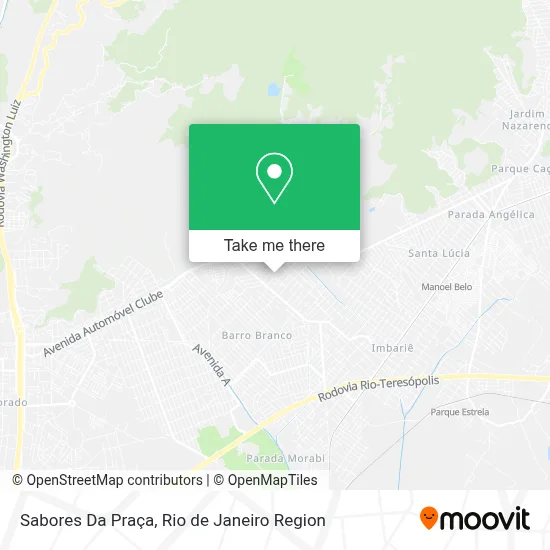 Sabores Da Praça map