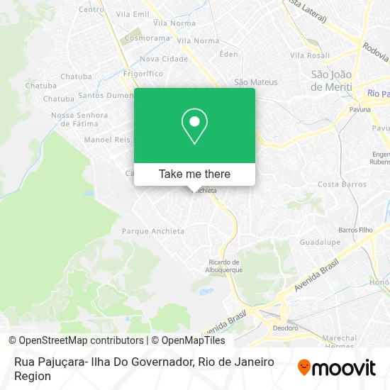 Rua Pajuçara- Ilha Do Governador map