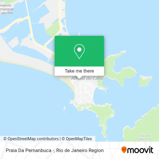 Praia Da Pernanbuca - map