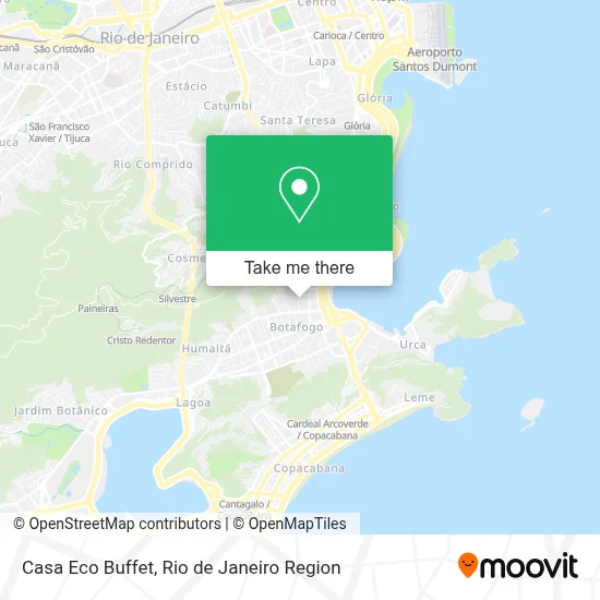 Casa Eco Buffet map