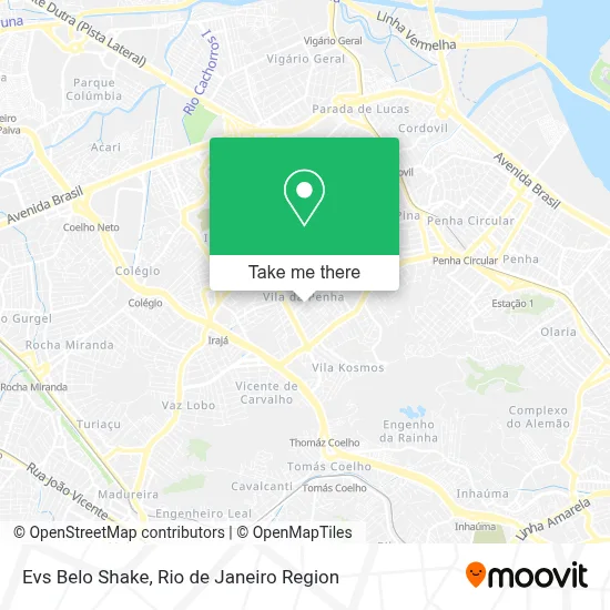 Evs Belo Shake map
