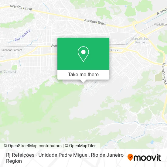 Rj Refeições - Unidade Padre Miguel map