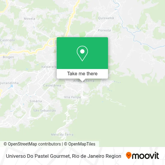 Universo Do Pastel Gourmet map