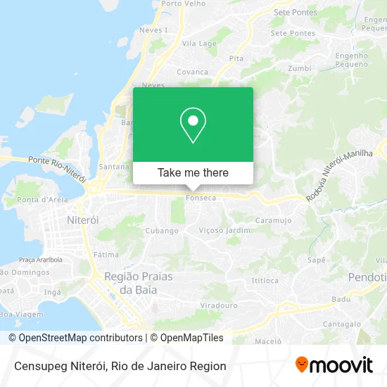 Censupeg Niterói map