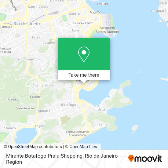 Mirante Botafogo Praia Shopping map