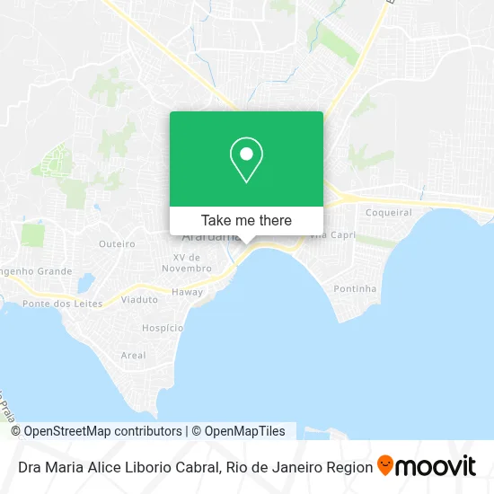 Dra Maria Alice Liborio Cabral map