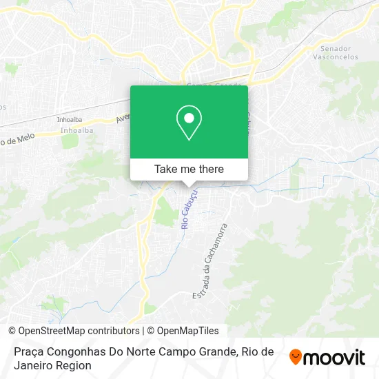 Praça Congonhas Do Norte Campo Grande map