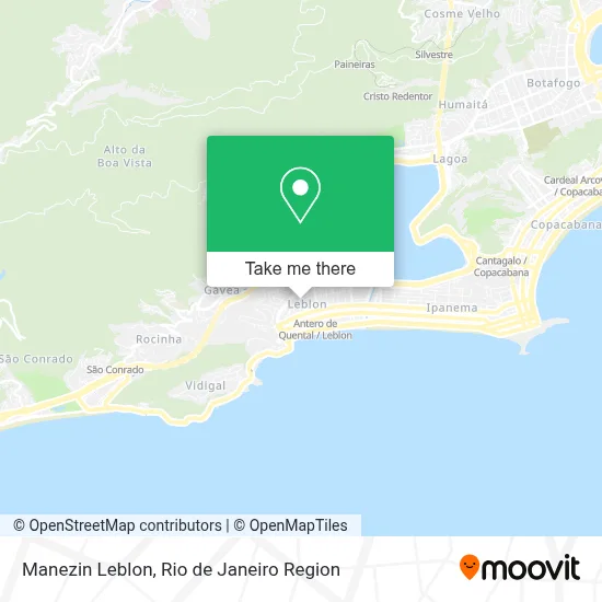 Manezin Leblon map