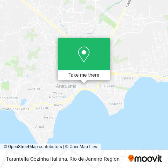 Tarantella Cozinha Italiana map