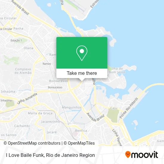 I Love Baile Funk map