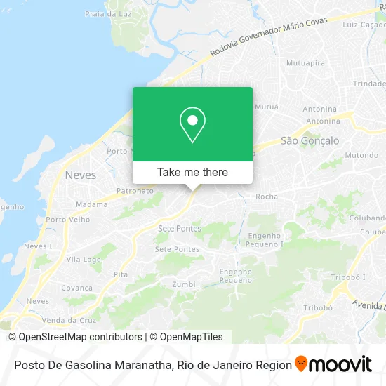 Posto De Gasolina Maranatha map