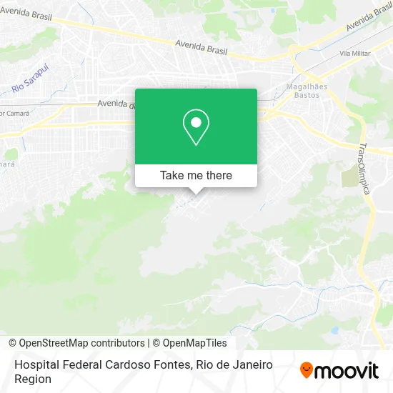 Hospital Federal Cardoso Fontes map
