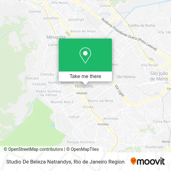 Studio De Beleza Natrandys map
