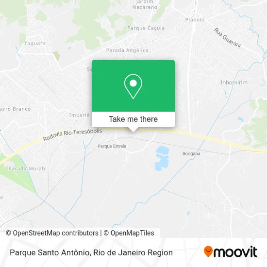 Parque Santo Antônio map