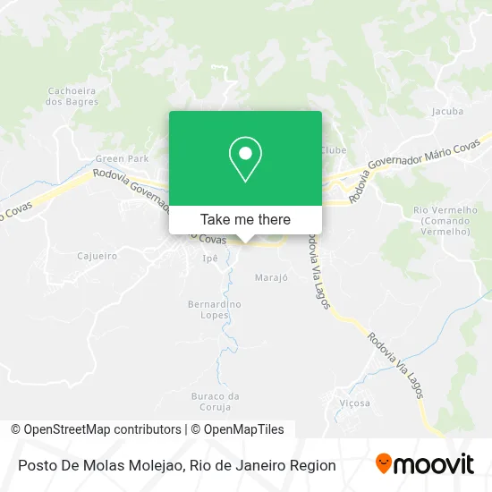 Posto De Molas Molejao map
