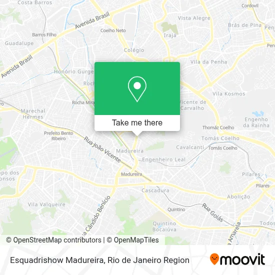 Esquadrishow Madureira map