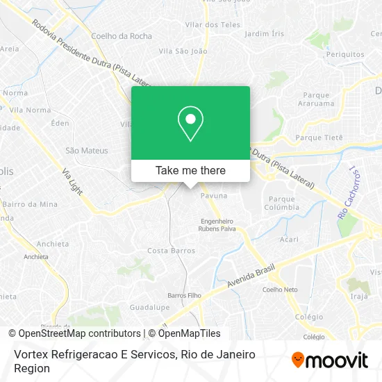 Vortex Refrigeracao E Servicos map