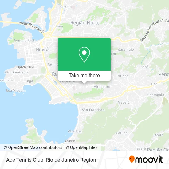 Ace Tennis Club map