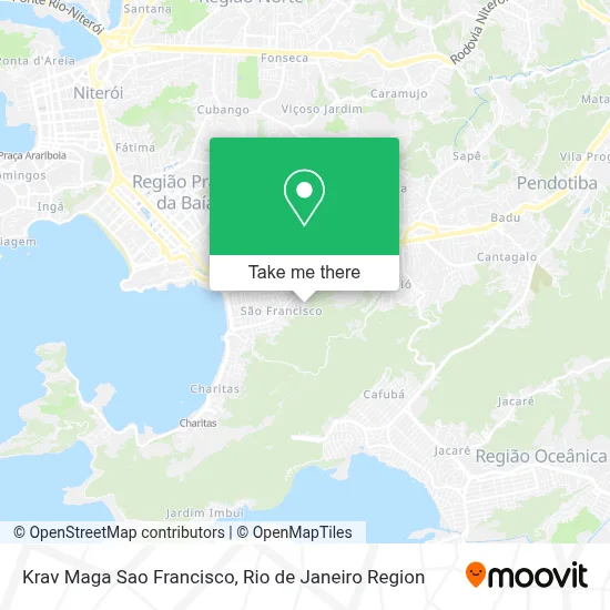 Krav Maga Sao Francisco map