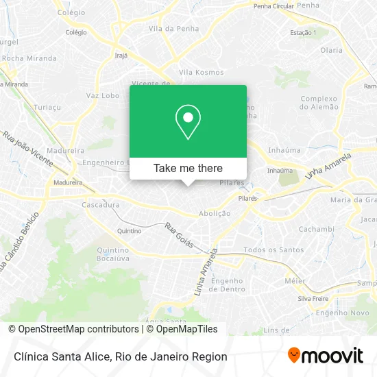Clínica Santa Alice map
