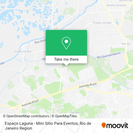 Espaço Laguna - Mini Sitio Para Eventos map